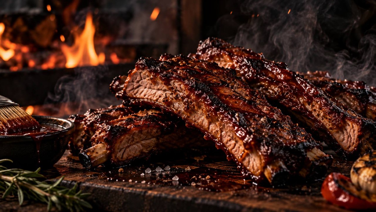 Свинячі ребра BBQ